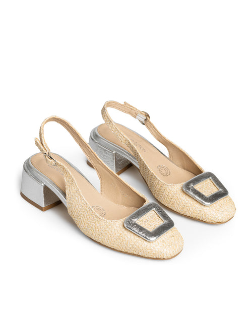 Zapatilla Yute Slingback Hebilla 4581